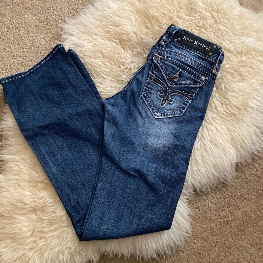 Rock Revival Blue Boot Cut Jeans